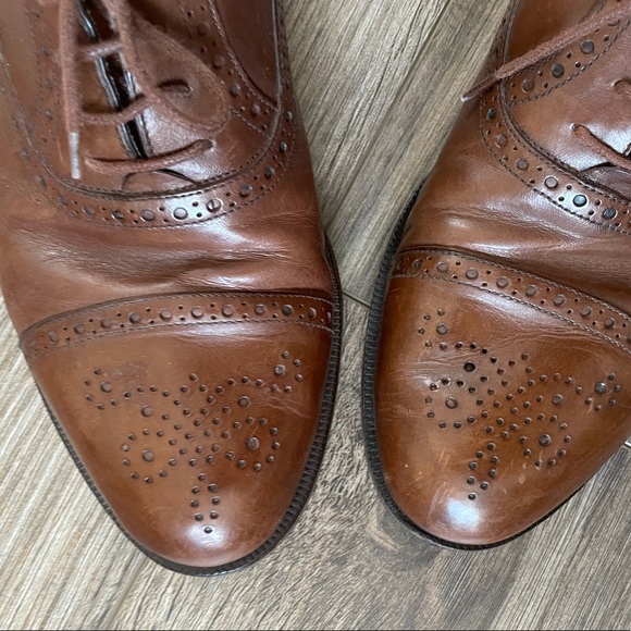 BRUNO MAGLI Milford Brown Leather Oxfords | 9 - Picture 2 of 9